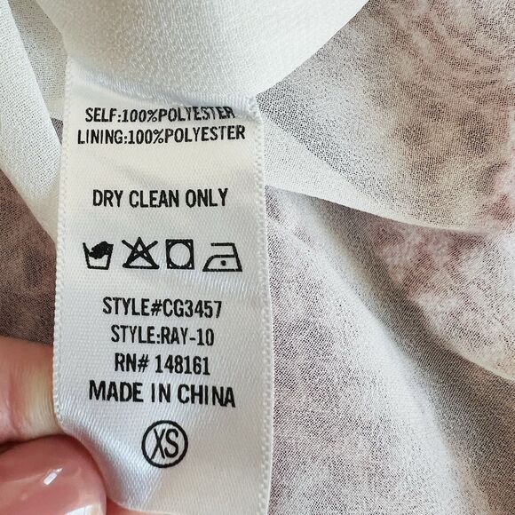 Buddy Love Red Midi Dress XS Ruffle Flowy Cinched Waist Country Concert Festival - Picture 11 of 11